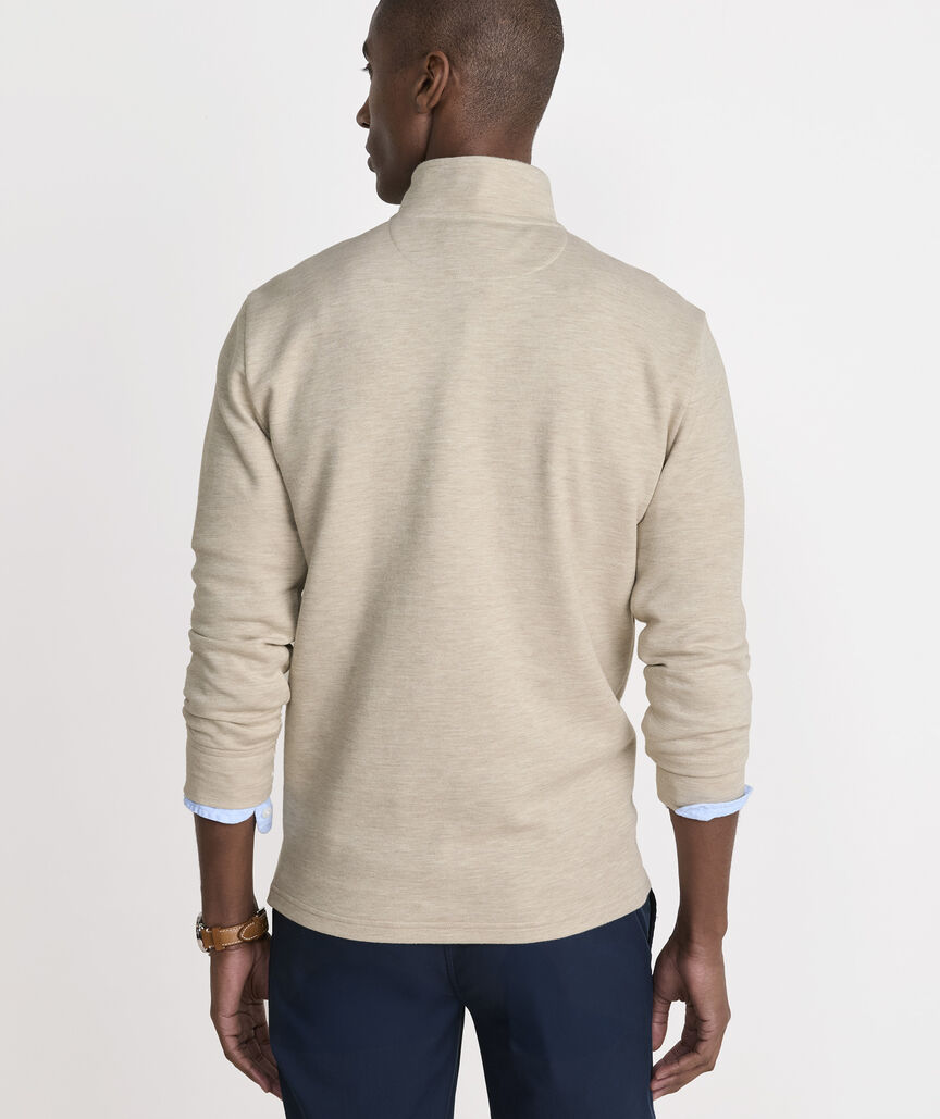 Vineyard Vines Plaid Collar Saltwater Quarter-Zip