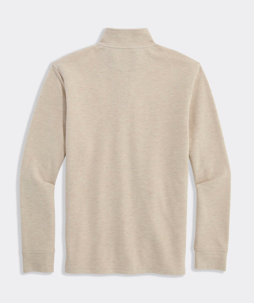 Vineyard Vines Plaid Collar Saltwater Quarter-Zip