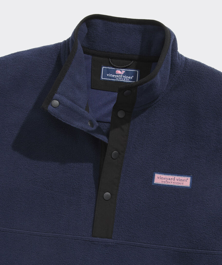 Vineyard Vines Harbor Fleece Quarter-Snap