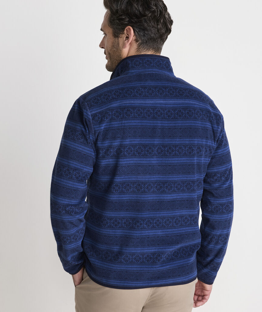 Vineyard Vines Harbor Fleece Quarter-Snap
