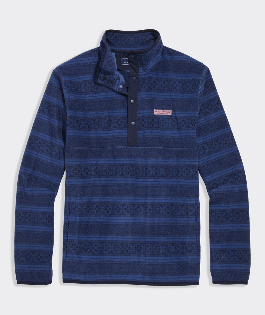 Vineyard Vines Harbor Fleece Quarter-Snap