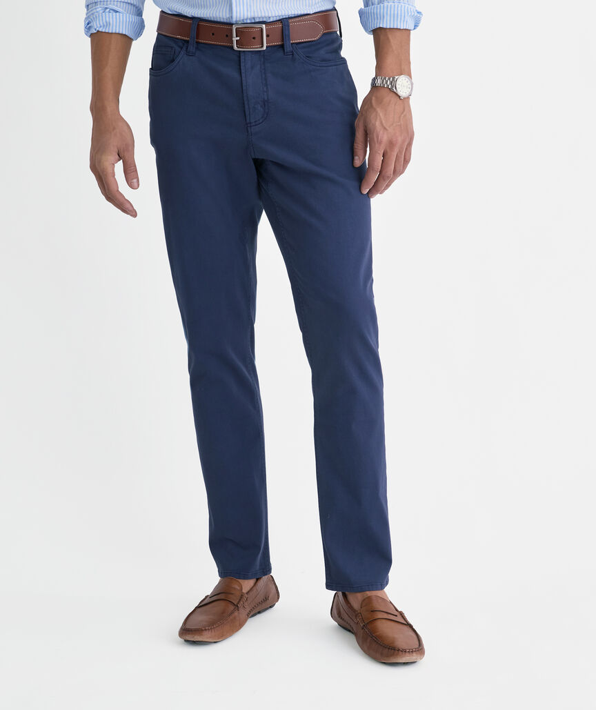 Vineyard Vines Bayside Sateen 5-Pocket Pants