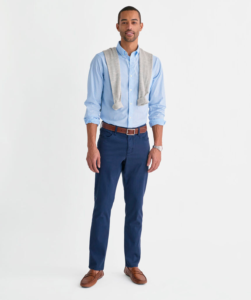 Vineyard Vines Bayside Sateen 5-Pocket Pants
