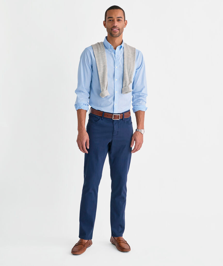 Vineyard Vines Bayside Sateen 5-Pocket Pants