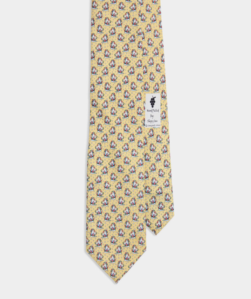 Vineyard Vines Sailing Santa Silk Tie