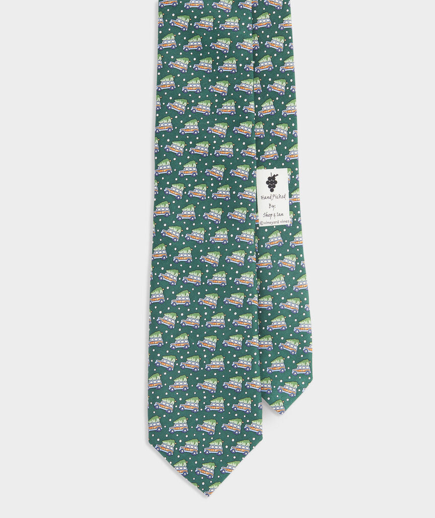 Vineyard Vines Woody & Tree Silk Tie