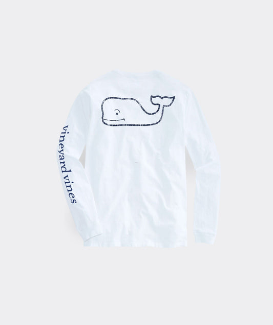 Vineyard Vines Vintage Whale Long-Sleeve Pocket Tee