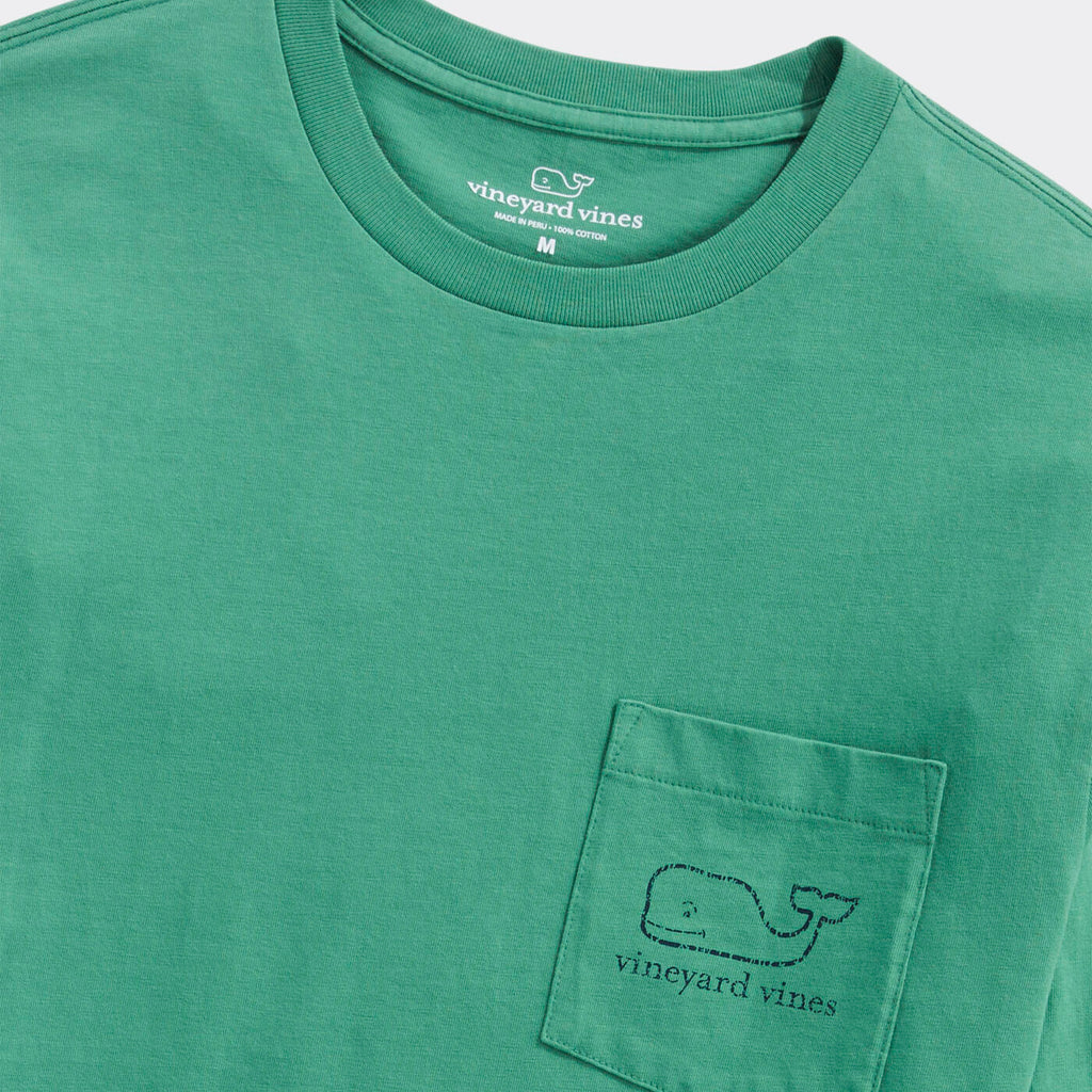 Vineyard Vines Vintage Whale Long-Sleeve Pocket Tee