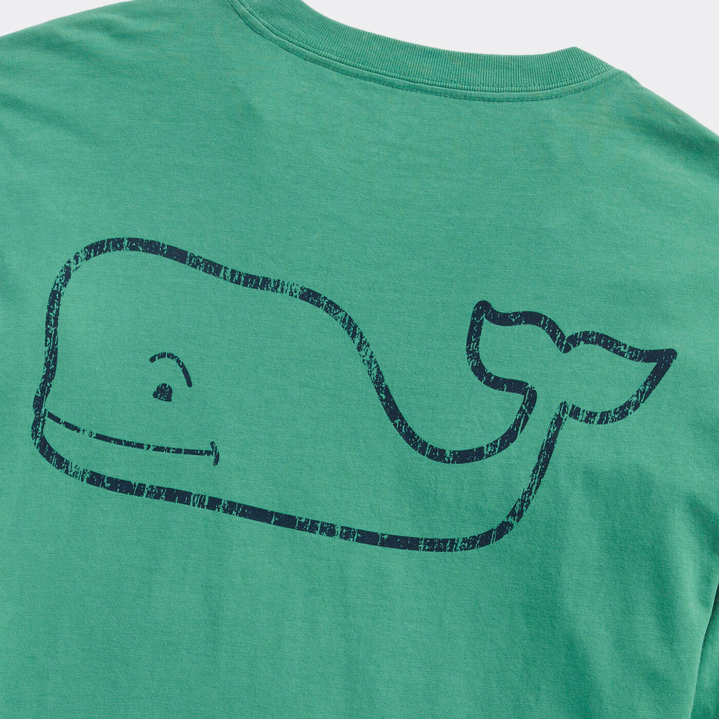 Vineyard Vines Vintage Whale Long-Sleeve Pocket Tee
