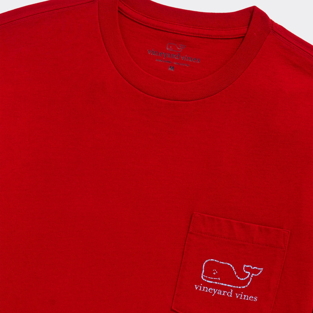 Vineyard Vines Vintage Whale Long-Sleeve Pocket Tee