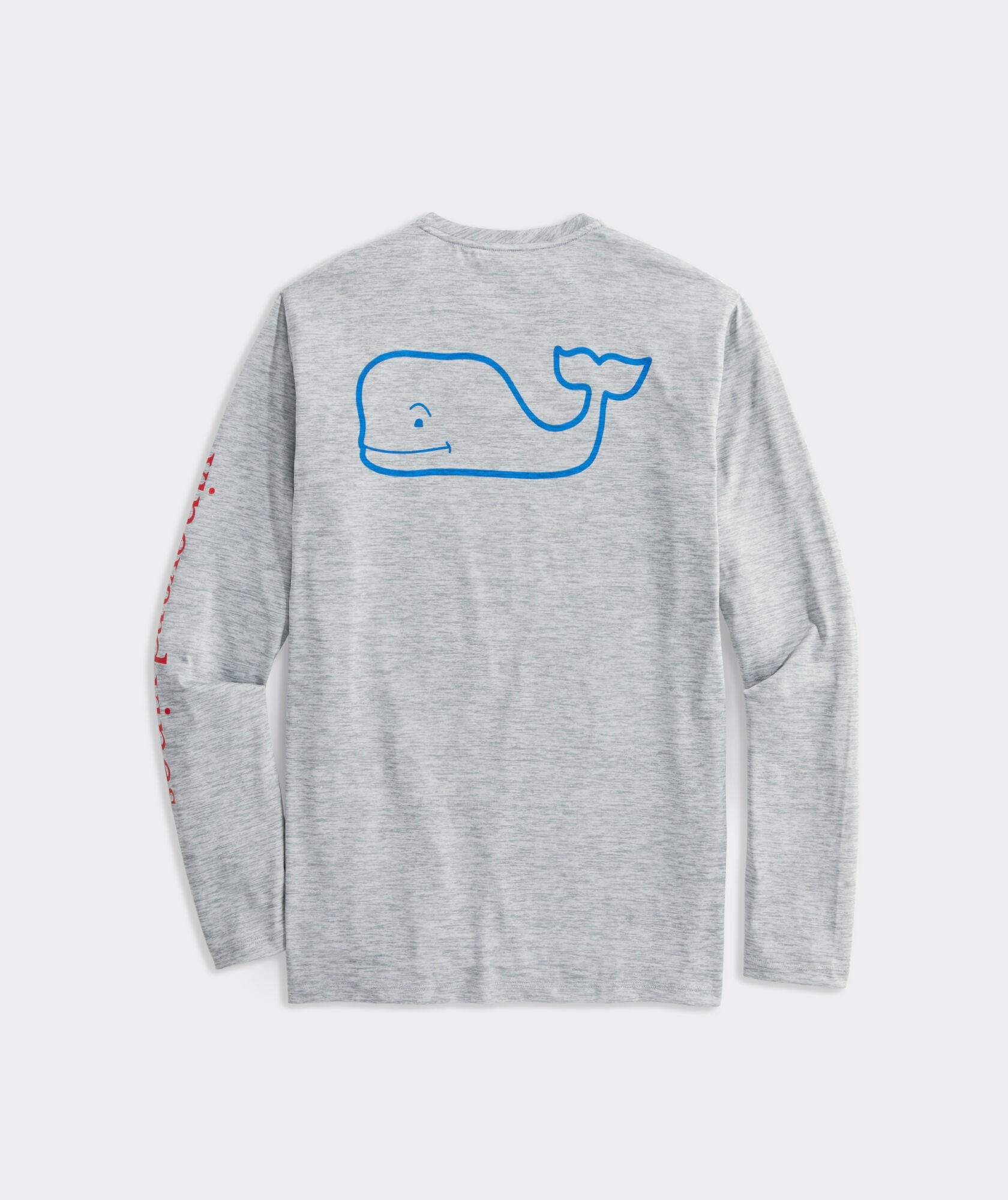 Vineyard Vines Men's Whale Logo Long-Sleeve Harbor Performance Tee