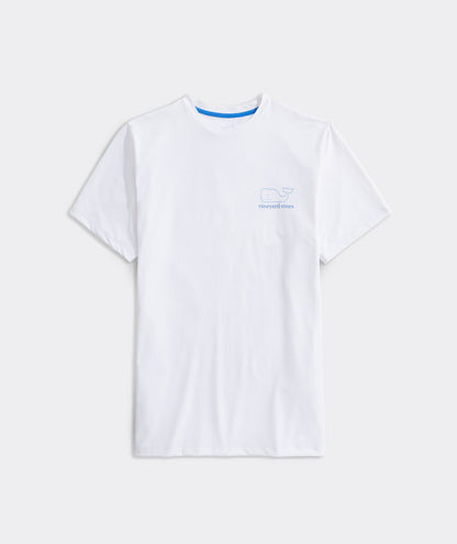 Vineyard Vines Men's Whale Logo Short-Sleeve Harbor Performance Tee