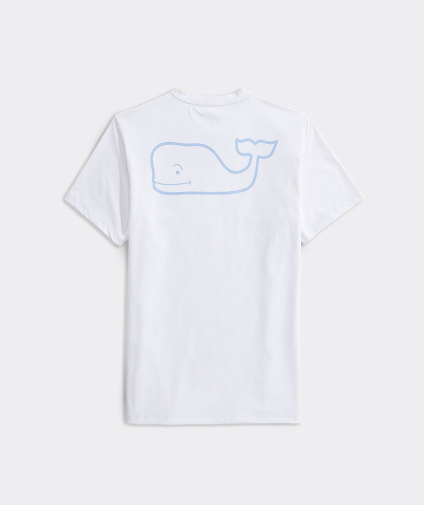 Vineyard Vines Men's Whale Logo Short-Sleeve Harbor Performance Tee
