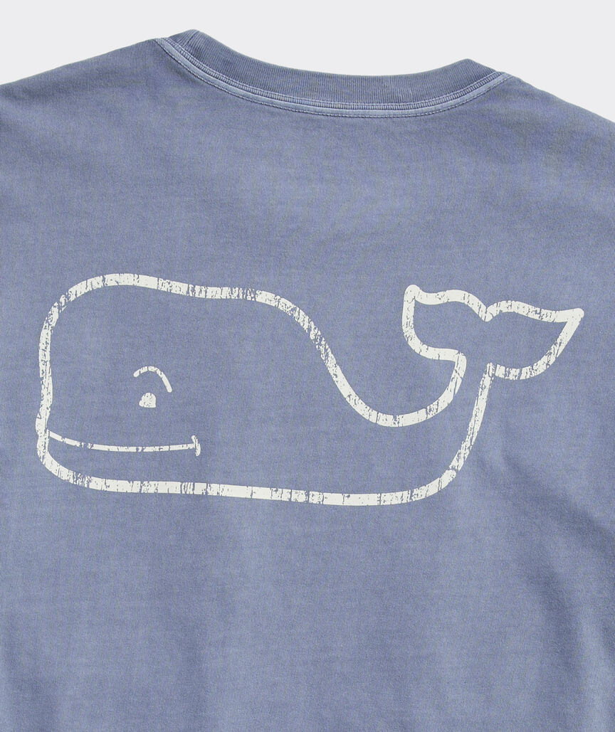 Vineyard Vines Garment-Dyed Vintage Whale Long-Sleeve Pocket Tee