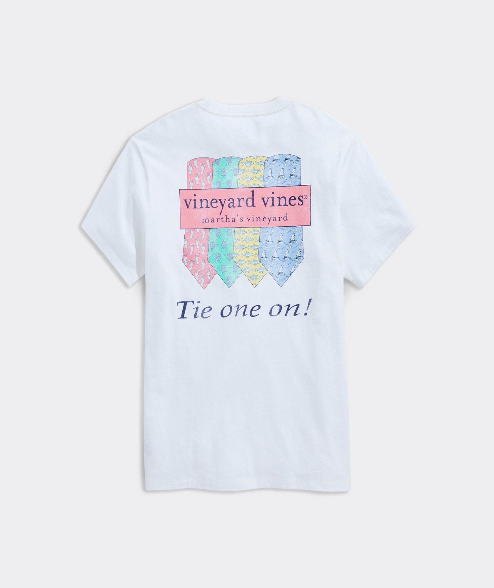 Vineyard Vines Classic Tie One On Short-Sleeve Pocket Tee