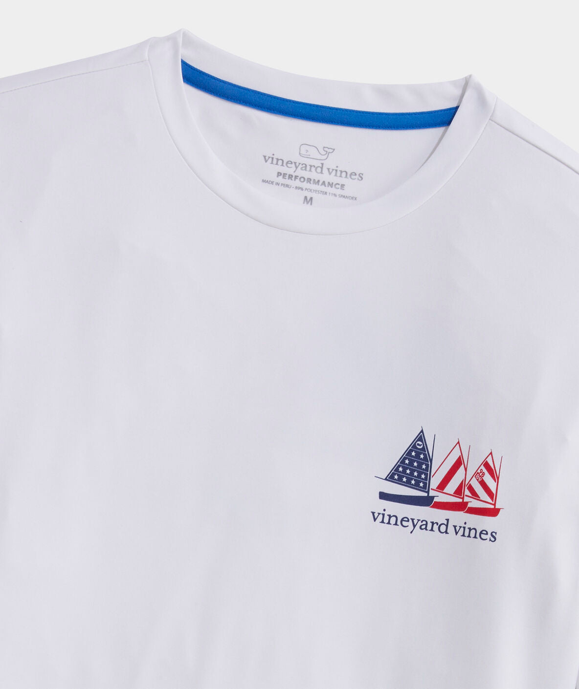 Vineyard Vines USA Catboats Long-Sleeve Harbor Performance Tee