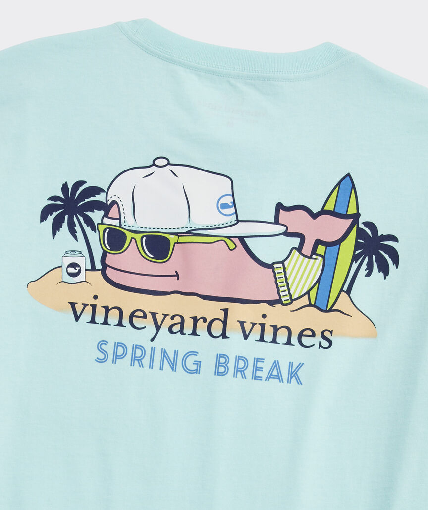 Vineyard Vines Spring Break 2024 Whale Short-Sleeve Pocket Tee