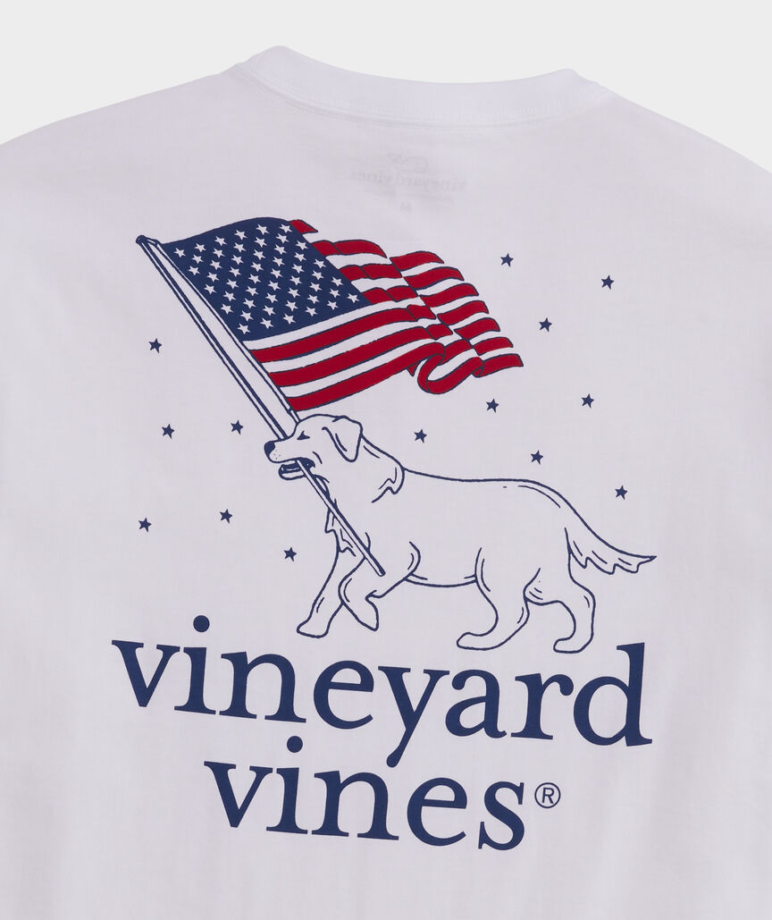 Vineyard Vines Americana Dog Short-Sleeve Pocket Tee