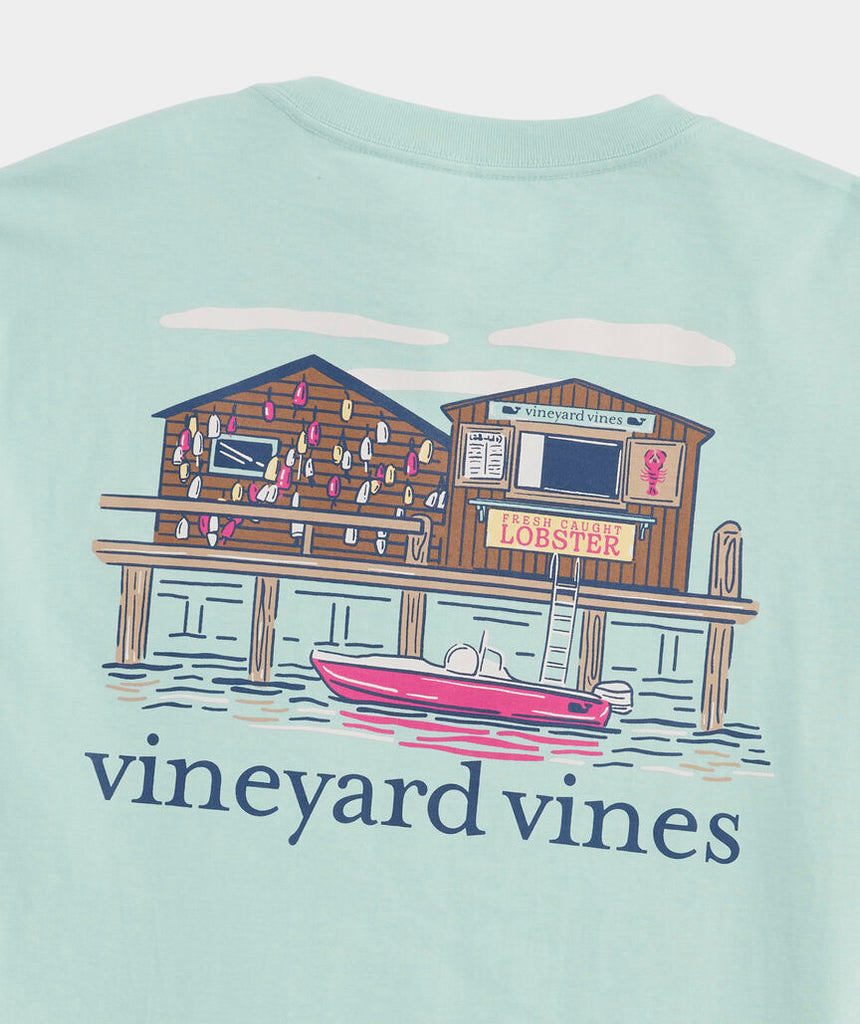 Vineyard Vines Dockside Lobster Shack Short-Sleeve Pocket Tee