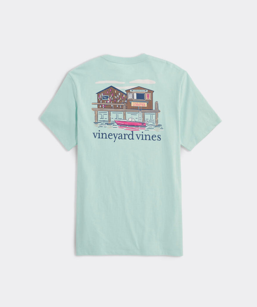 Vineyard Vines Dockside Lobster Shack Short-Sleeve Pocket Tee