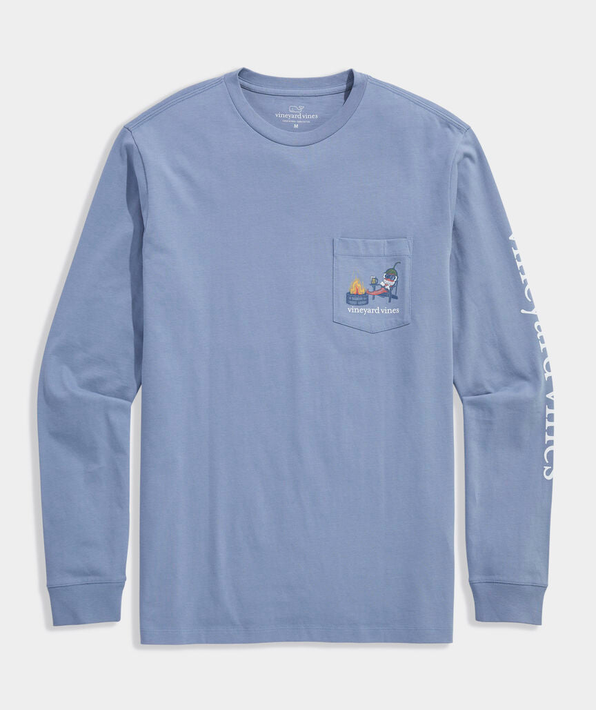 Vineyard Vines Chilly Peppers Long-Sleeve Pocket Tee