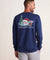 Vineyard Vines Santa's List Whale Long-Sleeve Pocket Tee