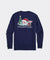 Vineyard Vines Santa's List Whale Long-Sleeve Pocket Tee