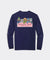 Vineyard Vines Winter Pups Logo Box Long-Sleeve Tee