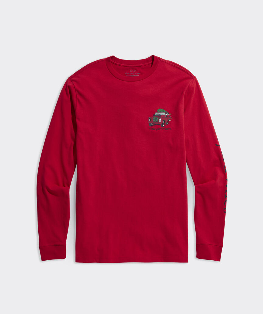 Vineyard Vines Santa Rover Long-Sleeve Tee