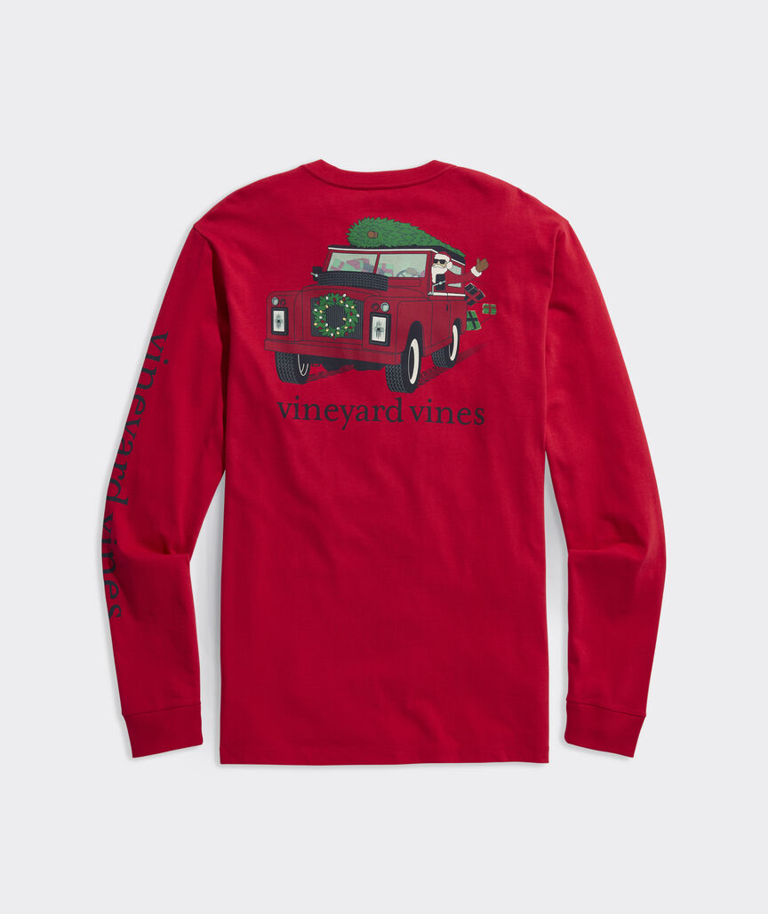 Vineyard Vines Santa Rover Long-Sleeve Tee