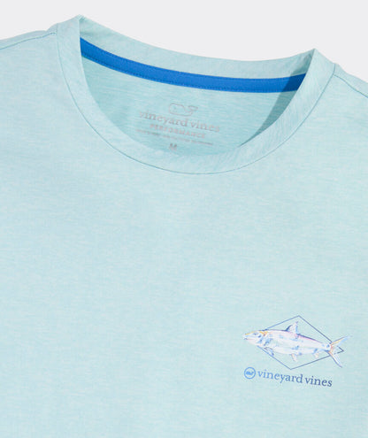Vineyard Vines Painted Bonefish Long-Sleeve Harbor Performance Tee