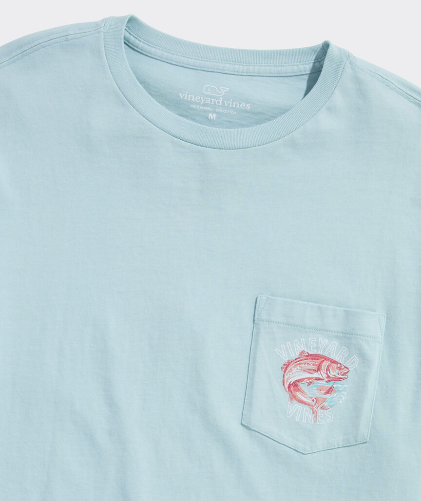 Vineyard Vines Painted Redfish Short-Sleeve Pocket Tee