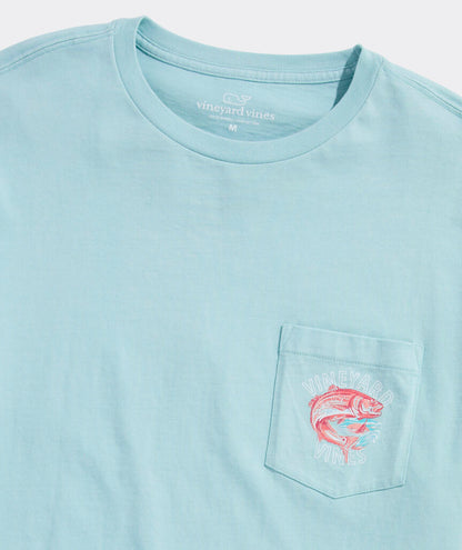 Vineyard Vines Painted Redfish Short-Sleeve Pocket Tee