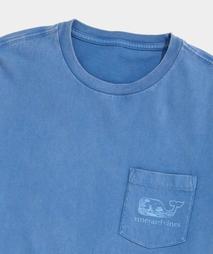 Vineyard Vines Drift Dye Surfer Whale Short-Sleeve Pocket Tee