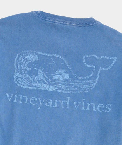 Vineyard Vines Drift Dye Surfer Whale Short-Sleeve Pocket Tee