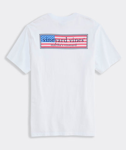 Vineyard Vines Classic USA Logo Box Short-Sleeve Pocket Tee