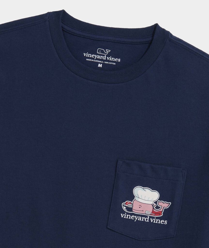 Vineyard Vines Fathers Day Grill Whale Short-Sleeve Pocket Tee
