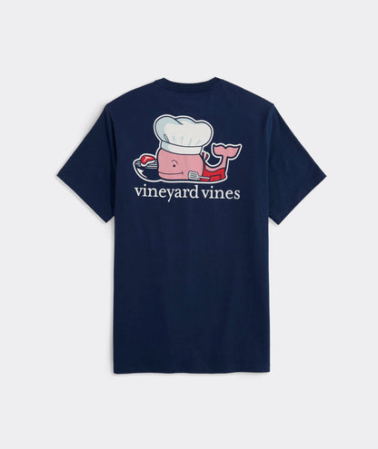 Vineyard Vines Fathers Day Grill Whale Short-Sleeve Pocket Tee