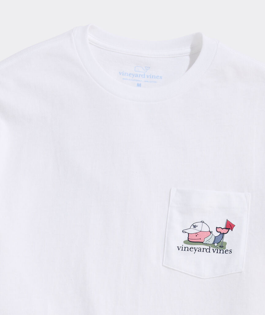 Vineyard Vines Golfer Whale Short-Sleeve Pocket Tee