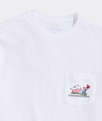 Vineyard Vines Golfer Whale Short-Sleeve Pocket Tee