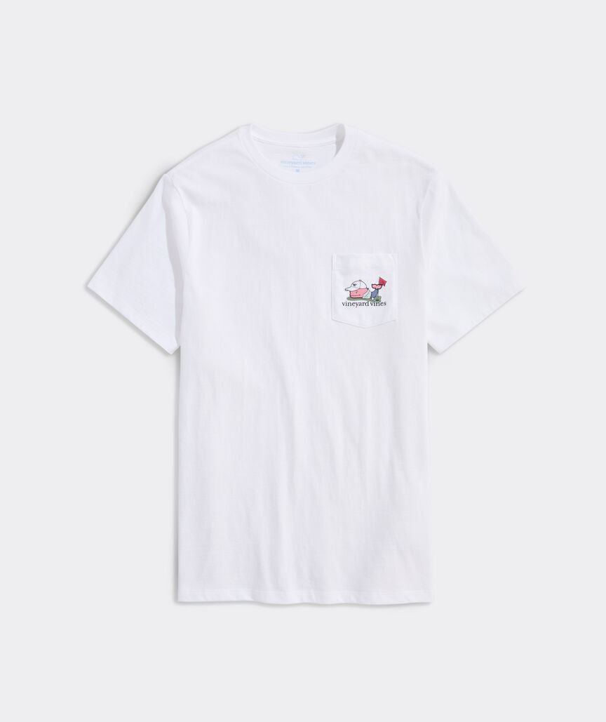 Vineyard Vines Golfer Whale Short-Sleeve Pocket Tee