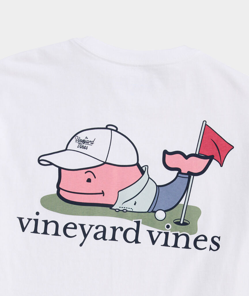 Vineyard Vines Golfer Whale Short-Sleeve Pocket Tee