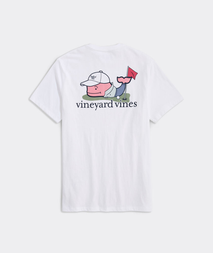 Vineyard Vines Golfer Whale Short-Sleeve Pocket Tee