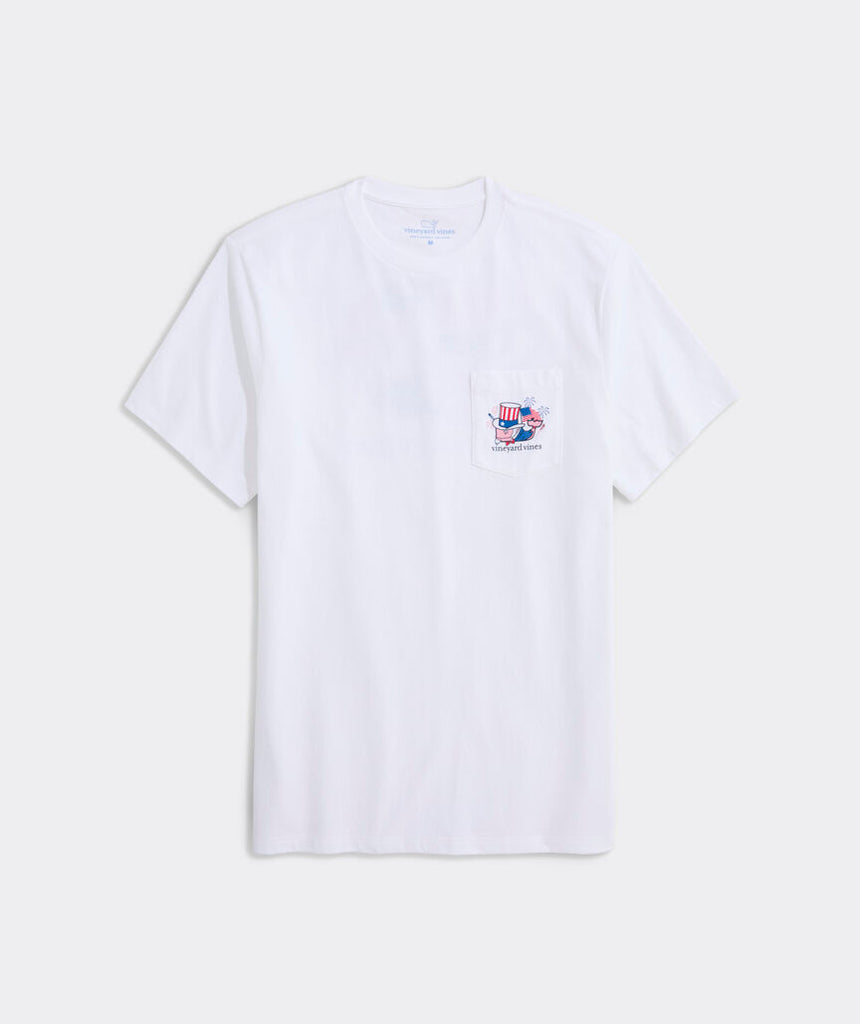 Vineyard Vines Uncle Sam Whale Short-Sleeve Pocket Tee