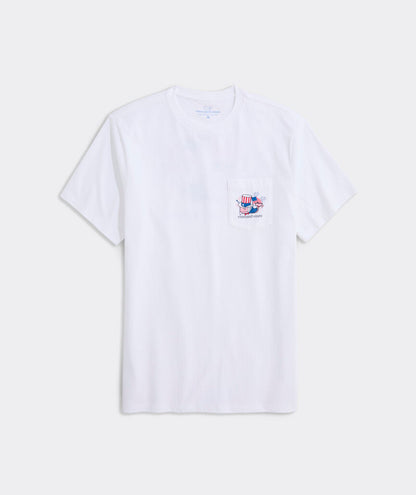 Vineyard Vines Uncle Sam Whale Short-Sleeve Pocket Tee