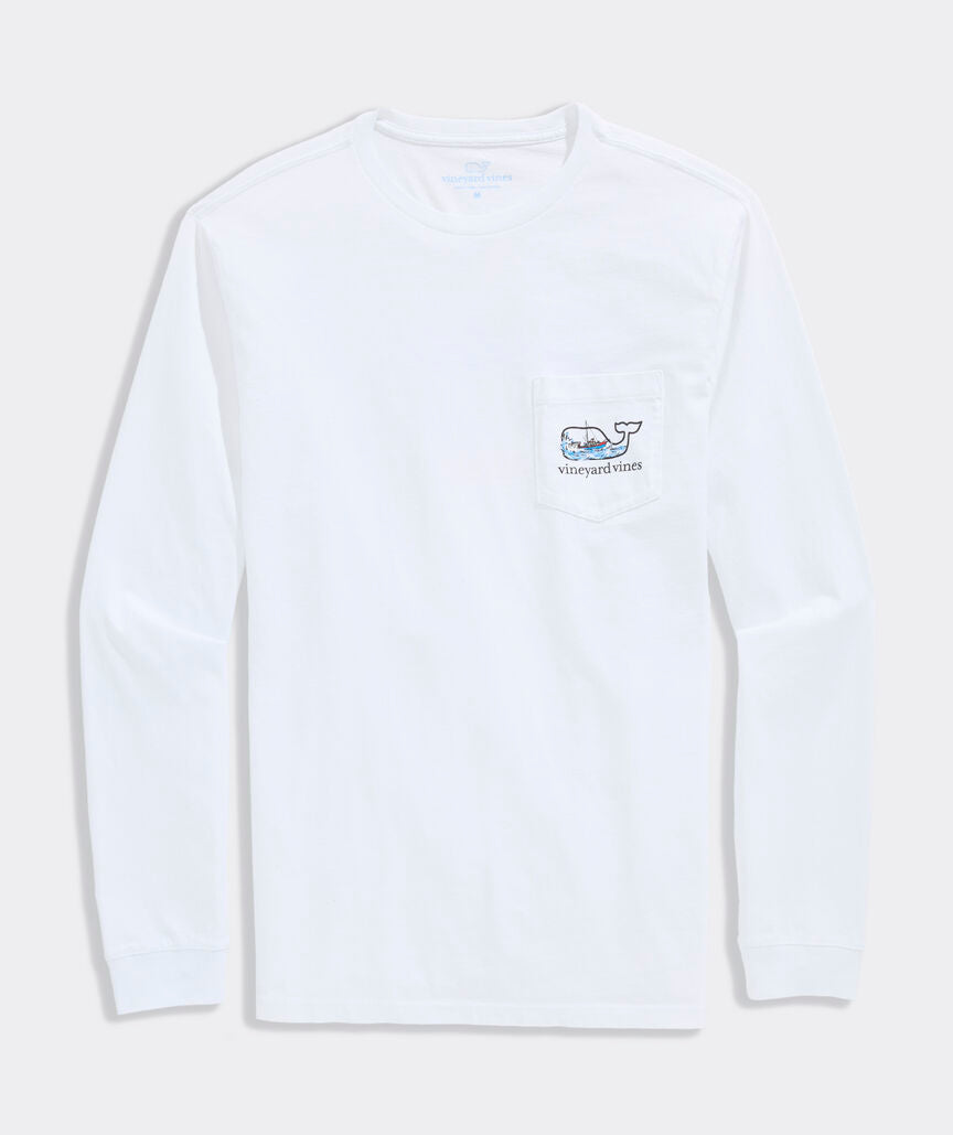 Vineyard Vines JAWS x vineyard vines Orca Whale Long-Sleeve Pocket Tee