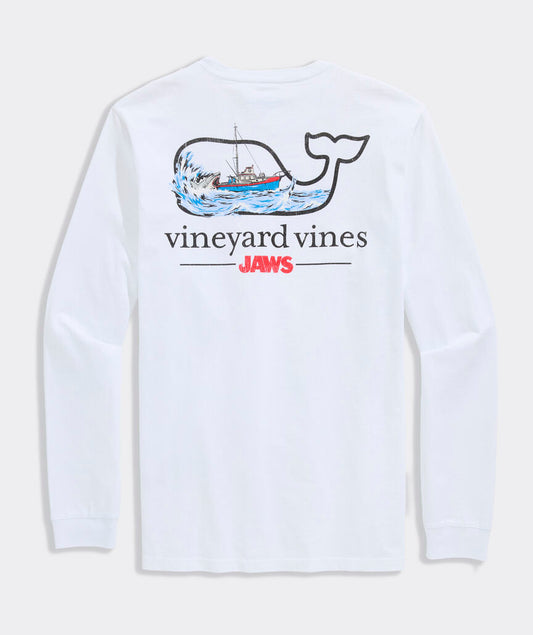 Vineyard Vines JAWS x vineyard vines Orca Whale Long-Sleeve Pocket Tee