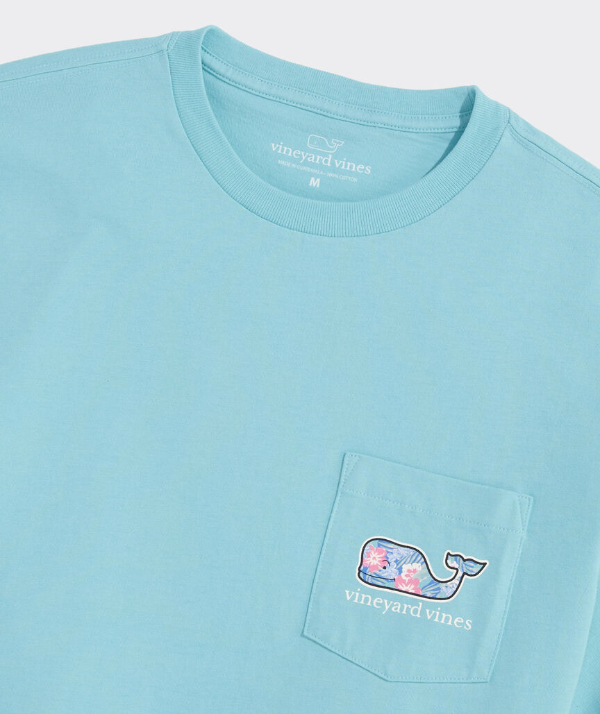 Vineyard Vines Vintage Chappy Floral Whale Short-Sleeve Pocket Tee