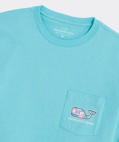 Vineyard Vines Vintage Chappy Floral Whale Short-Sleeve Pocket Tee