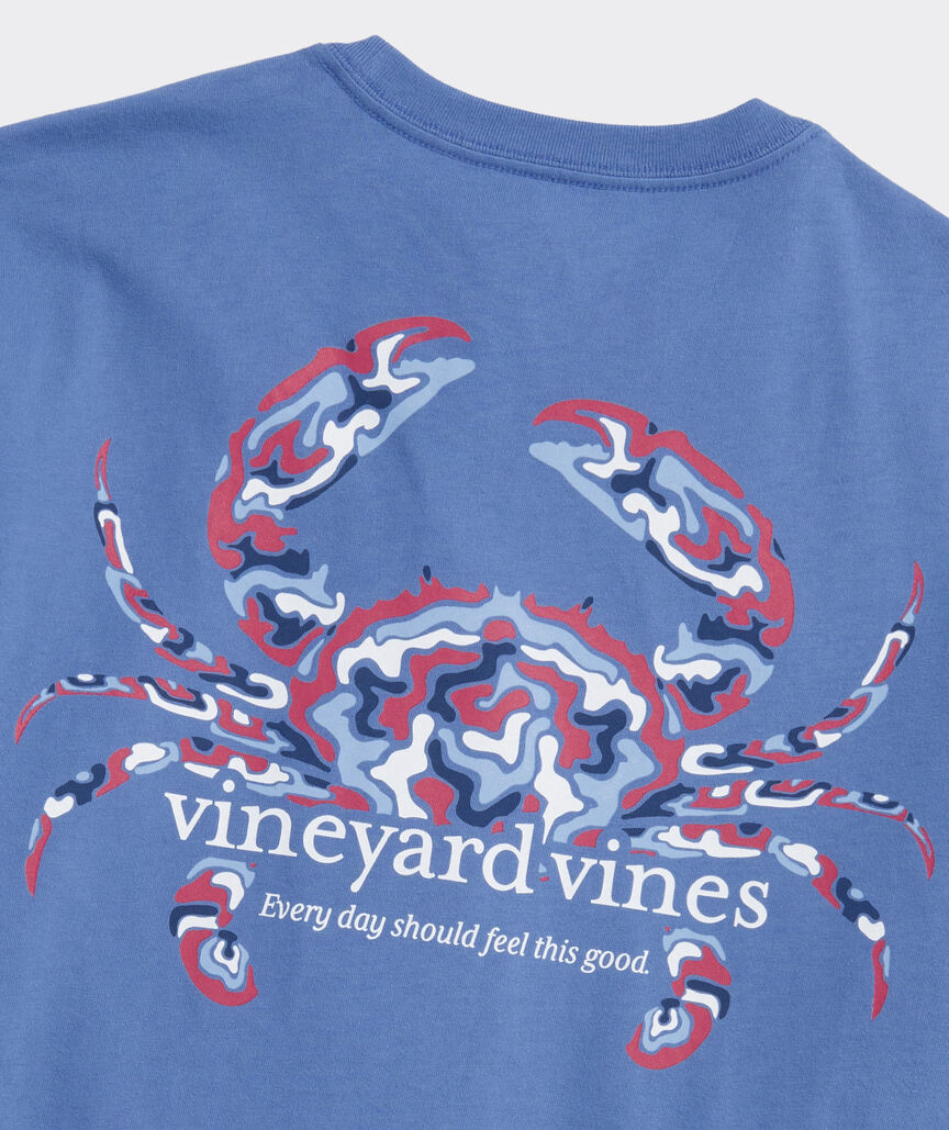 Vineyard Vines Crab Icon Short-Sleeve Pocket Tee